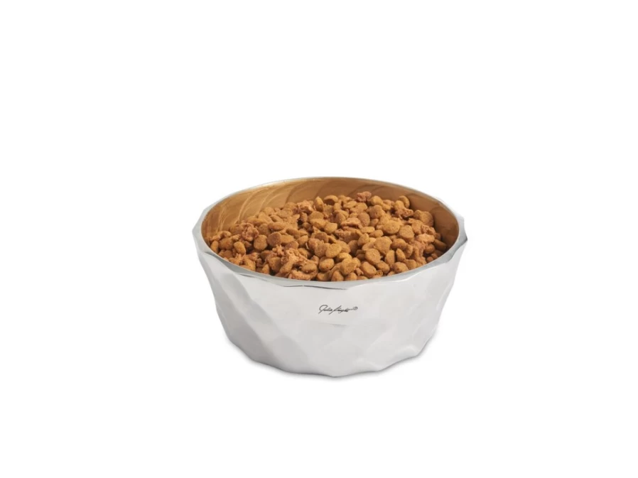 Julia Knight Large Pet Bowl for Dogs & Cats - Durable Toffee-Colored Feeding Dish