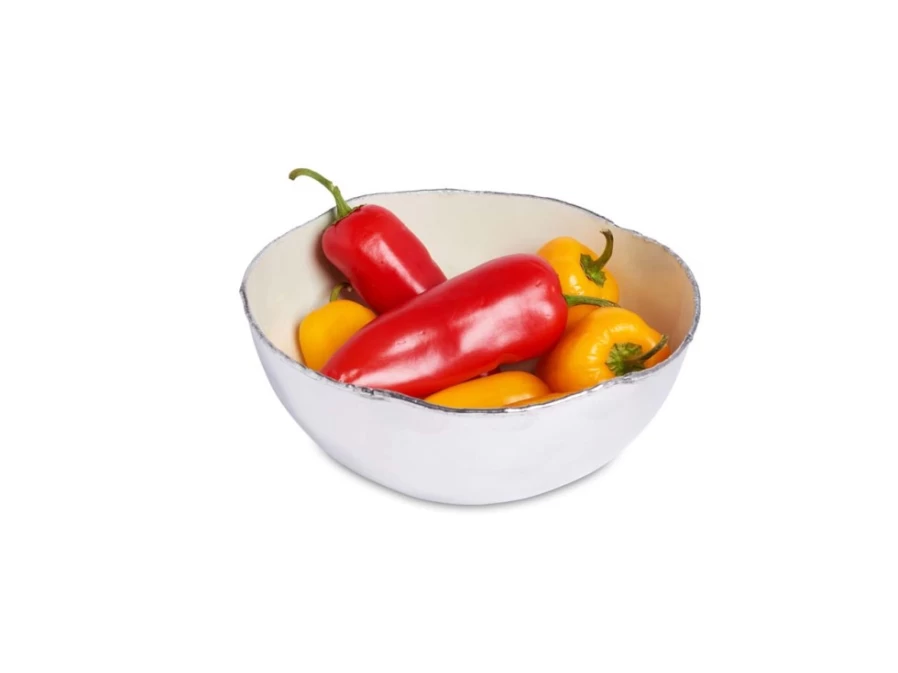 Julia Knight 6-Inch Cascade Cloud Design Ceramic Bowl - Handcrafted Decorative Serving Bowl