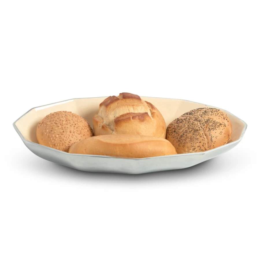 Julia Knight 16-Inch Oval Snow Bowl – Elegant Serving Dish for Winter Entertaining