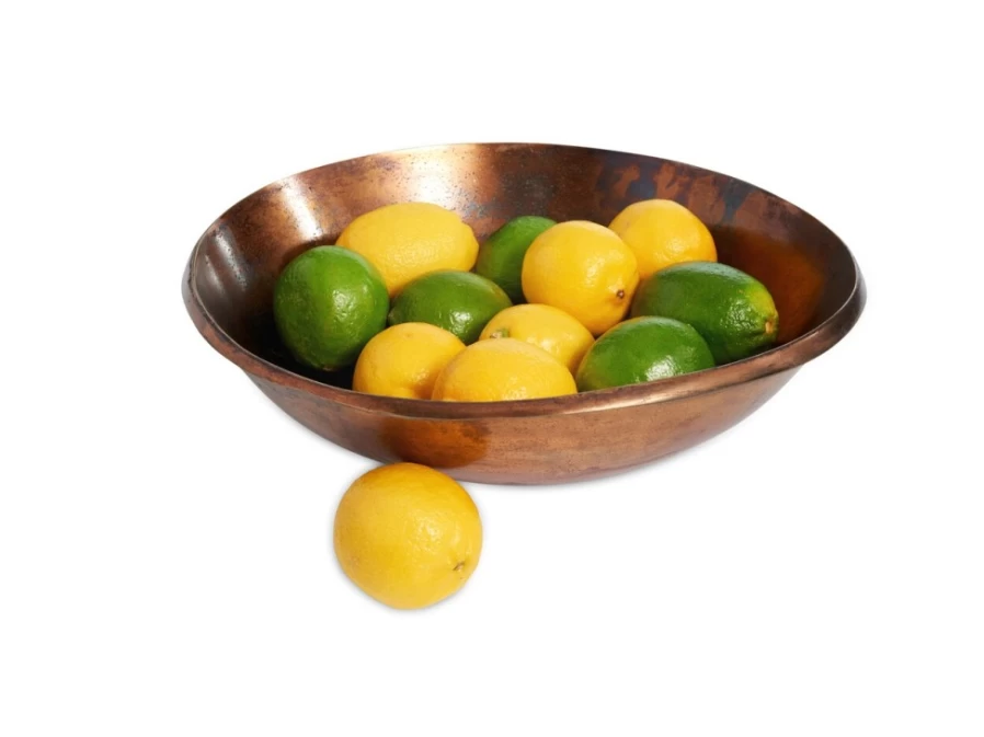 Julia Knight 13" Bronze Eclipse Bowl - Handcrafted Decorative Serving Bowl
