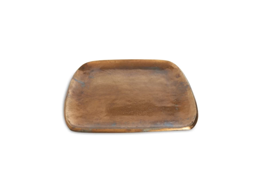 Julia Knight 12 Inch Stackable Bronze Square Tray - Eclipse Design