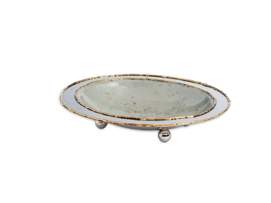 Julia Knight 6-Inch Cascade Soap Dish with Mist Function - Bathroom Organizer