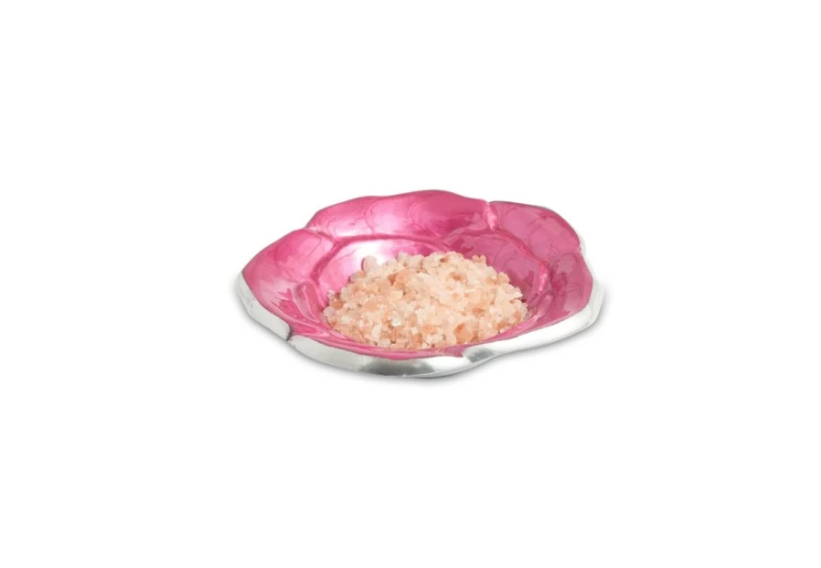 Julia Knight 4-Inch Rose Petite Bowl - Raspberry Color Elegant Ceramic Dish