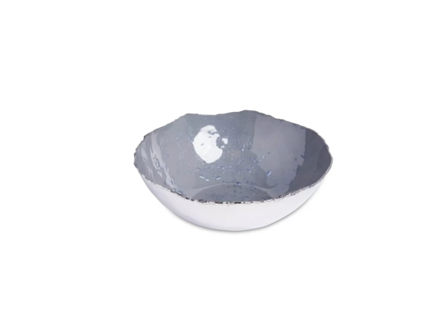 Julia Knight 6-Inch Shallow Cascade Bowl in Mist Color – Elegant Ceramic Serving Dish