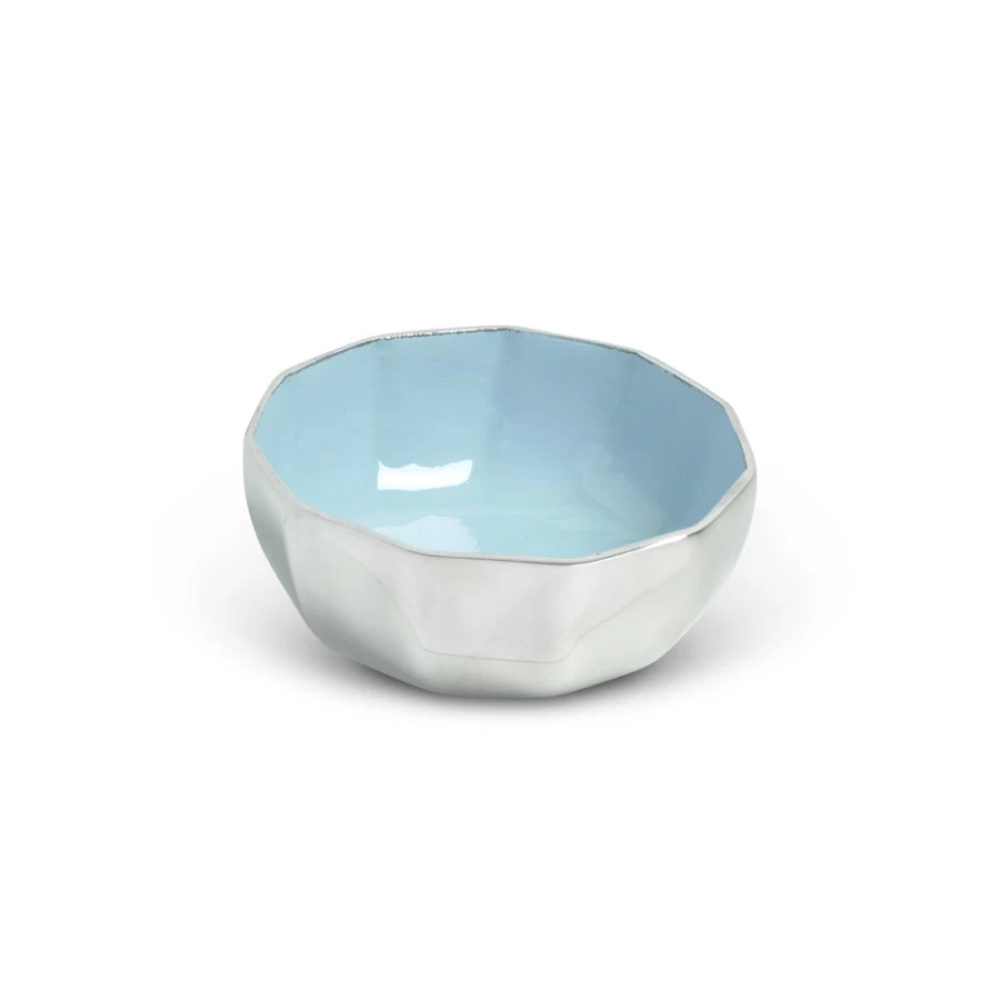 Julia Knight 6-Inch Glacial Blue Ceramic Bowl - Astra Collection