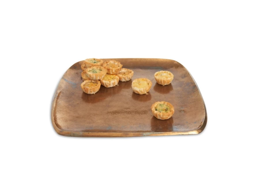 Julia Knight 12 Inch Stackable Bronze Square Tray - Eclipse Design