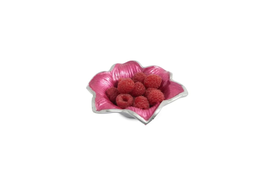 Julia Knight 4-Inch Lily Bowl - Raspberry Red Decorative Serving Dish