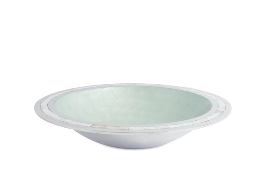 Julia Knight 15" Round Classic Hydrangea Floral Bowl for Home Decor