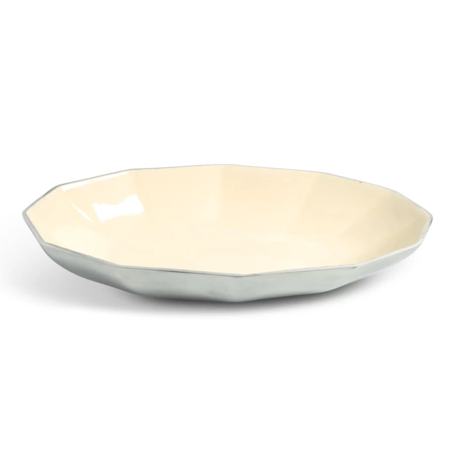 Julia Knight 16-Inch Oval Snow Bowl – Elegant Serving Dish for Winter Entertaining