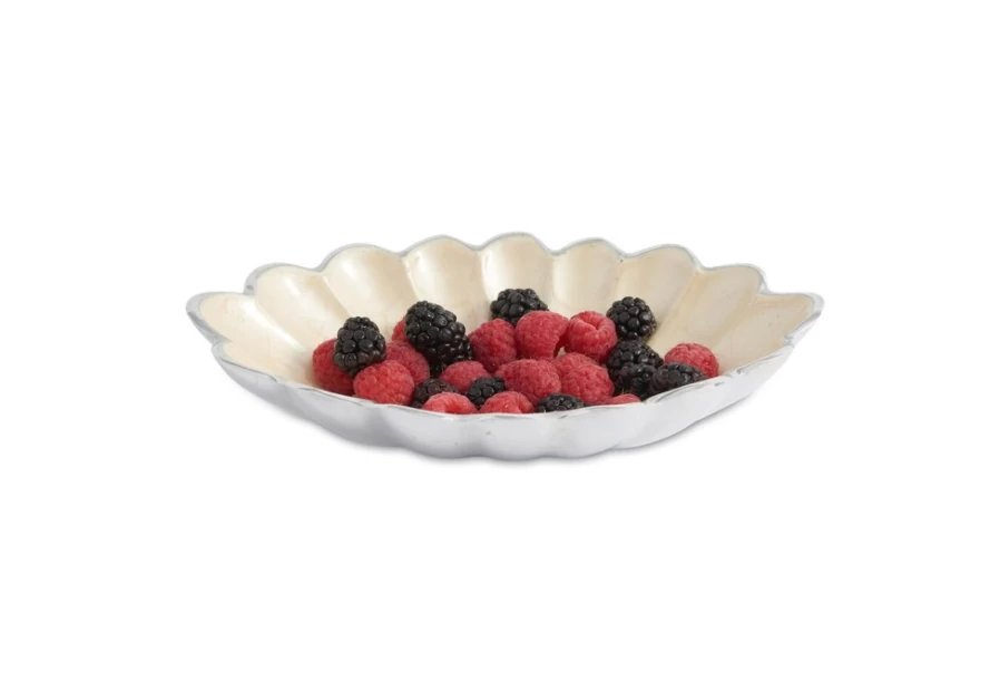 Julia Knight 8-Inch Oval Porcelain Bowl with Peony and Snow Design – Elegant Tableware