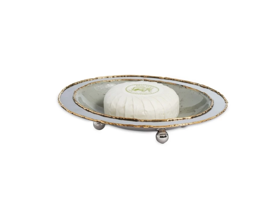 Julia Knight 6-Inch Cascade Soap Dish with Mist Function - Bathroom Organizer