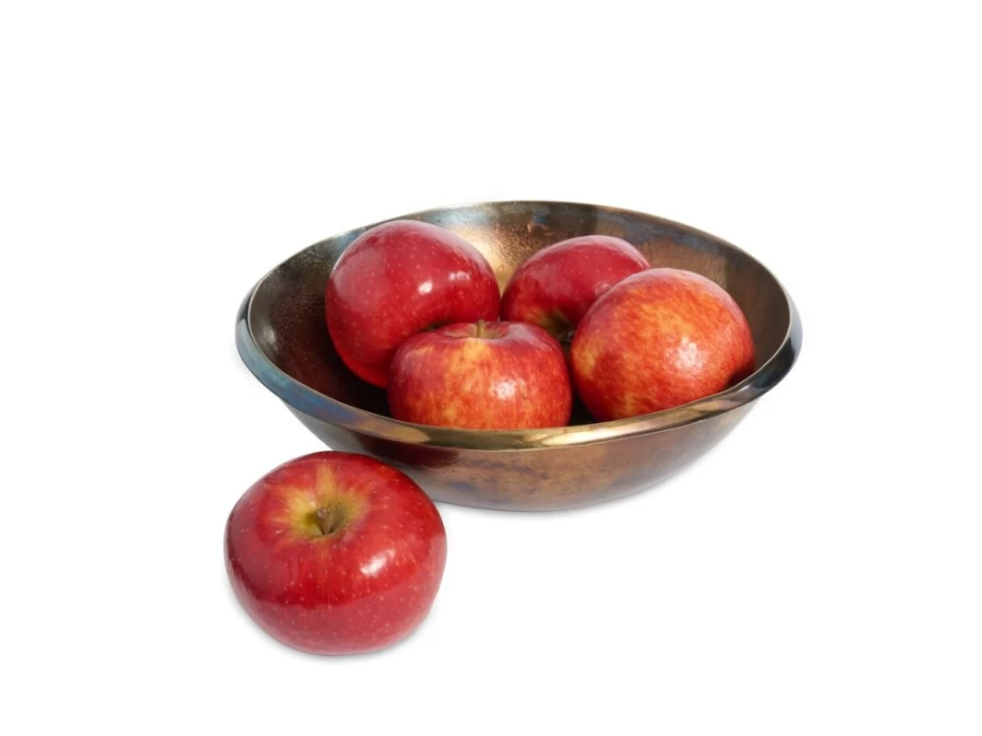 Julia Knight 11-Inch Bronze Eclipse Decorative Bowl for Home Decor