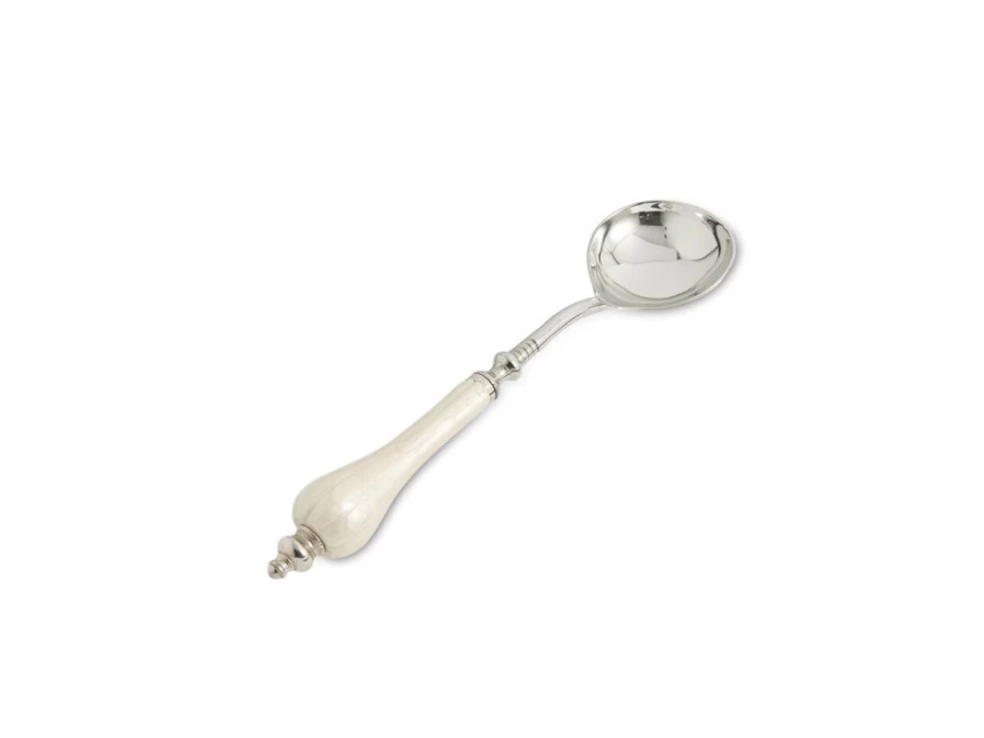 Julia Knight 14" Stainless Steel Peony Design Punch Ladle for Snow Cone & Beverage Serving
