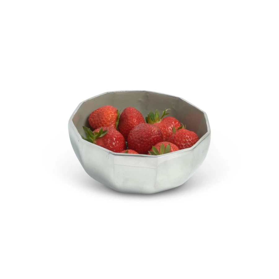 Julia Knight Astra Platinum 6-Inch Decorative Bowl for Dining & Gifting