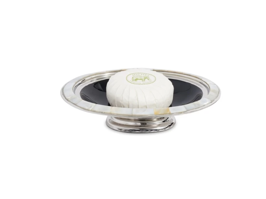Julia Knight Classic 7-Inch Caviar Soap Dish – Elegant Bathroom Organizer