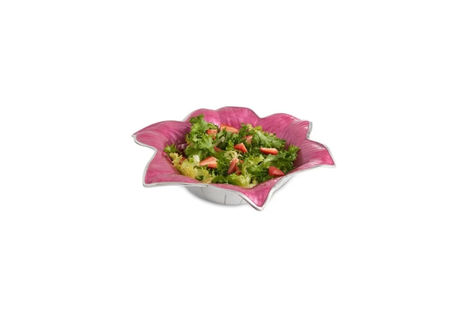 Julia Knight 15-Inch Decorative Bowl with Raspberry Design - Lily Collection