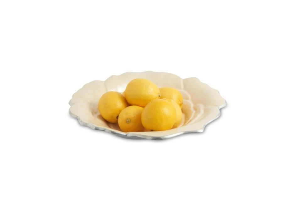 Julia Knight 12-Inch Rose Decorative Bowl for Snowflake Display - Elegant Home Decor