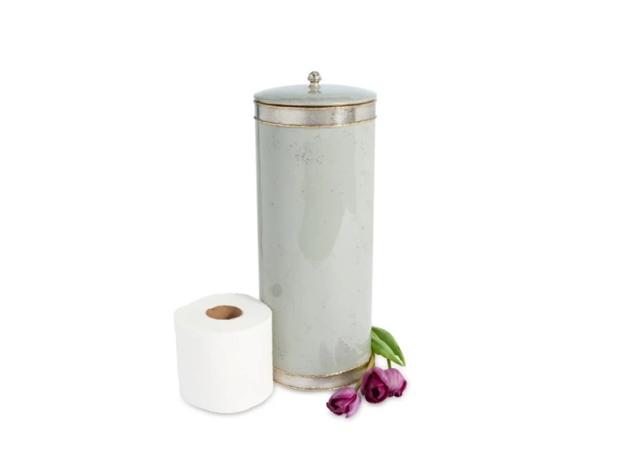 Julia Knight Cascade Toilet Tissue Holder with Mist Dispenser - Elegant Bathroom Accessory