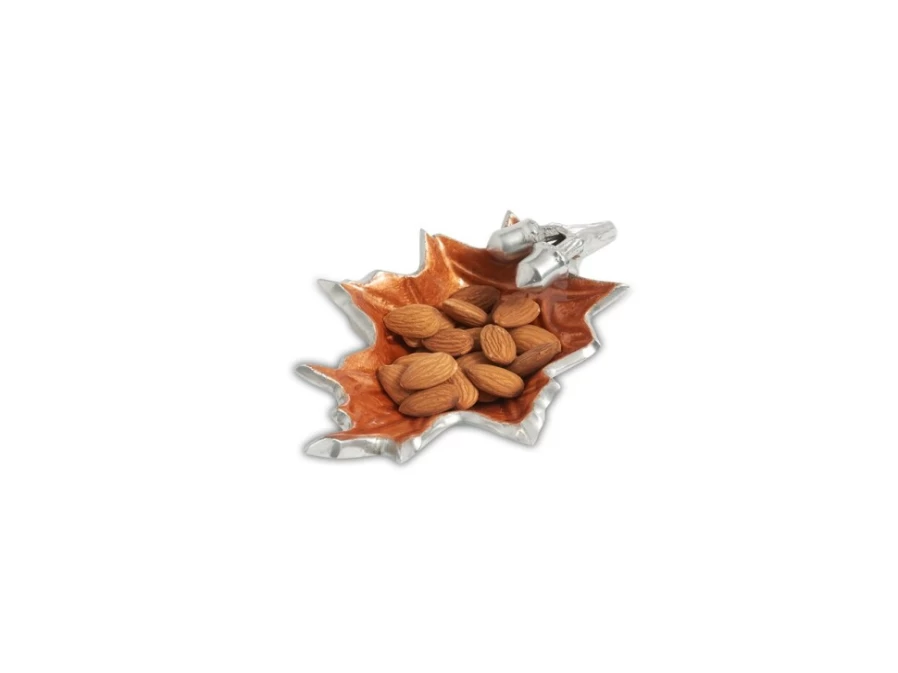 Julia Knight 6-Inch Small Oak Leaf Spice Bowl for Kitchen Decor