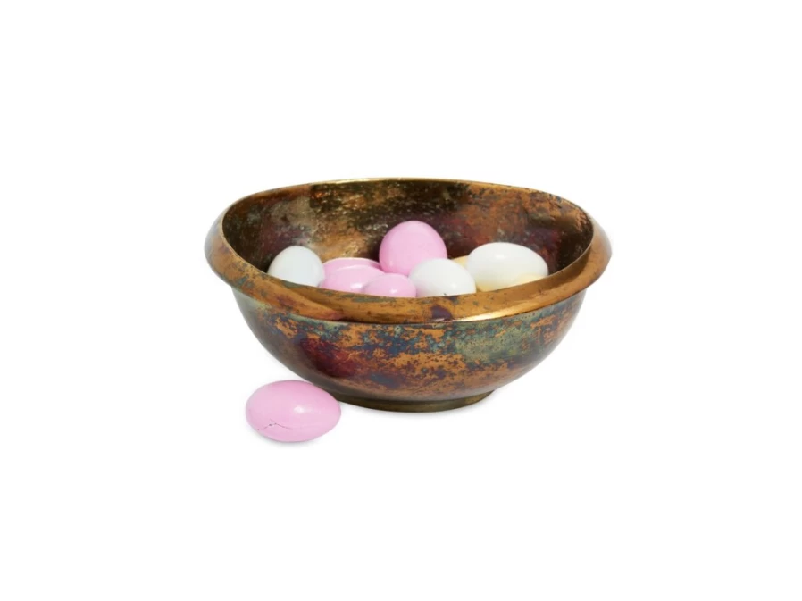 Julia Knight 4" Bronze Eclipse Decorative Bowl - Handcrafted Artisanal Home Decor