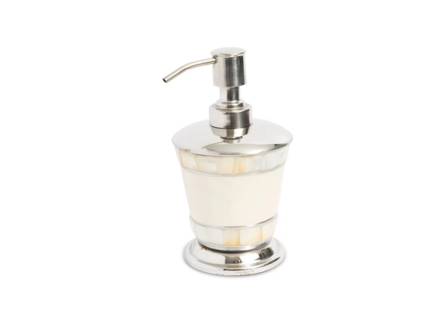 Julia Knight Classic 7" Snow-Themed Soap Dispenser for Bathroom & Kitchen