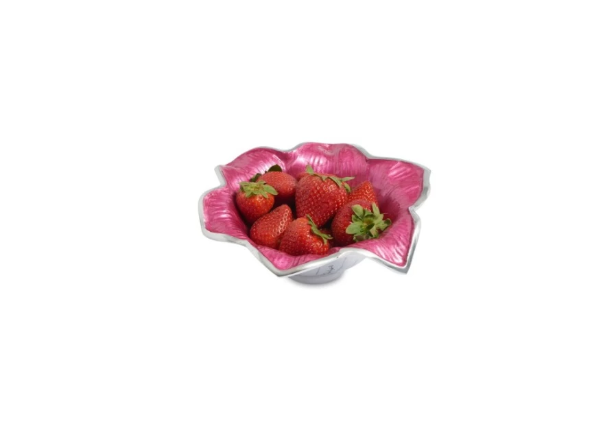 Julia Knight 8-Inch Decorative Bowl with Raspberry Design - Lily Collection