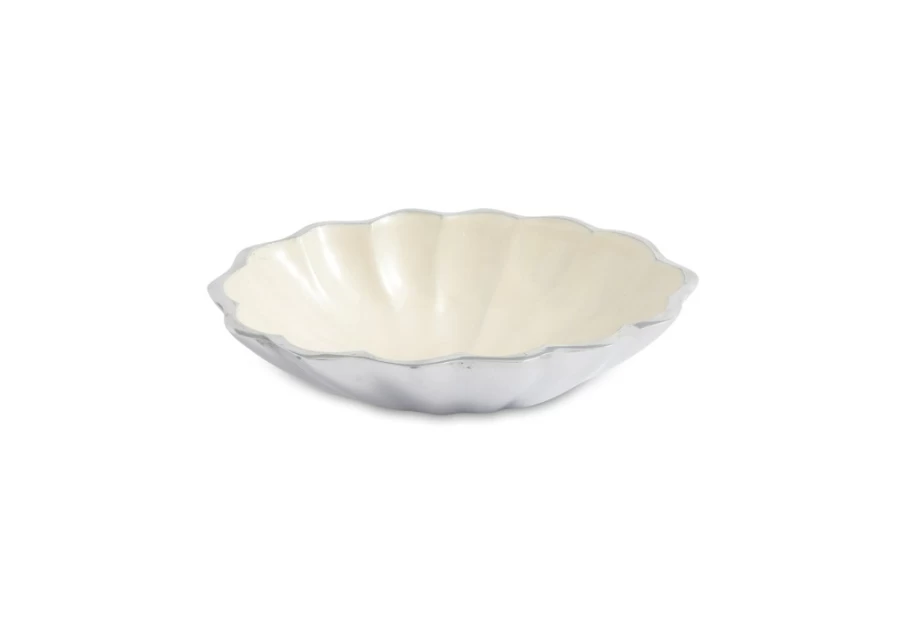 Julia Knight 5-Inch Oval Porcelain Bowl with Peony and Snow Design - Elegant Tableware for Dining & Decor