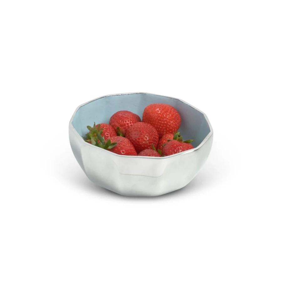 Julia Knight 6-Inch Glacial Blue Ceramic Bowl - Astra Collection