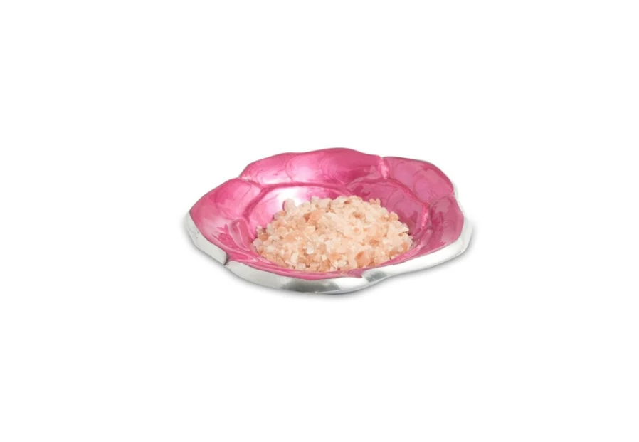 Julia Knight 4-Inch Rose Petite Bowl - Raspberry Colored Decorative Ceramic Bowl