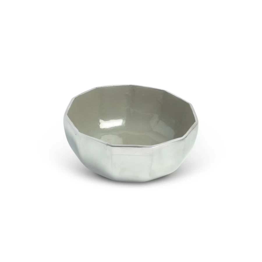 Julia Knight Astra Platinum 6-Inch Decorative Bowl for Dining & Gifting