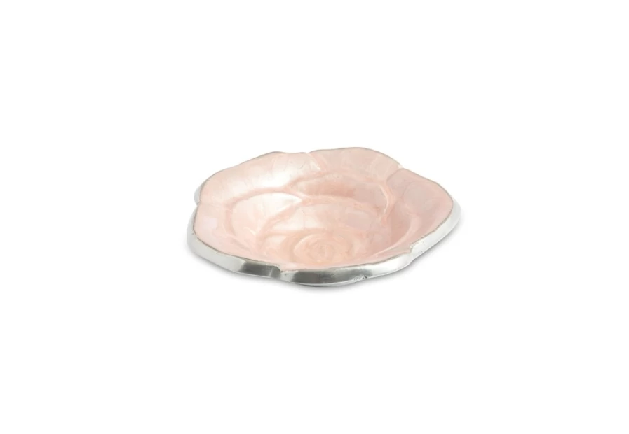 Julia Knight Pink Ice Rose Petite Bowl 4" - Elegant Ceramic Dessert Bowl