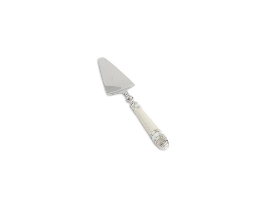 Julia Knight Classic Snow-Themed Cake Server - Elegant Dessert Serving Utensil for Weddings & Parties