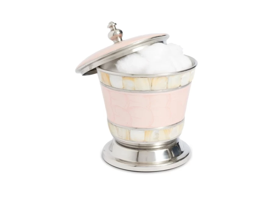 Julia Knight 5.5" Pink Ice Classic Covered Canister - Vintage Kitchen Storage Jar