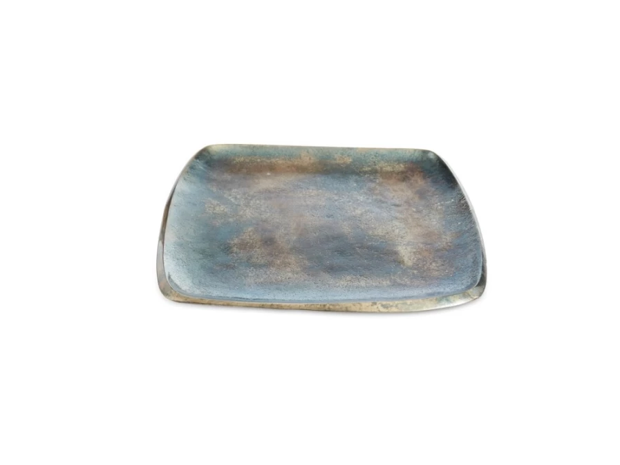 Julia Knight 9-Inch Stackable Square Tray in Steel Blue - Durable Eclipse Collection