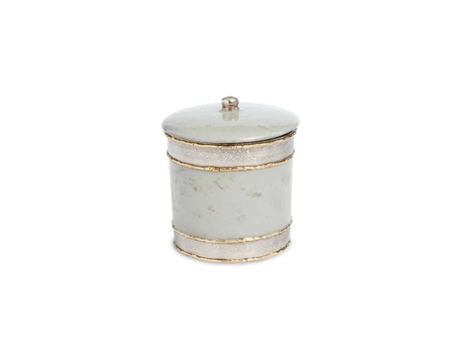 Julia Knight 5.5-Inch Covered Canister with Mist Finish – Airtight Kitchen Storage Solution