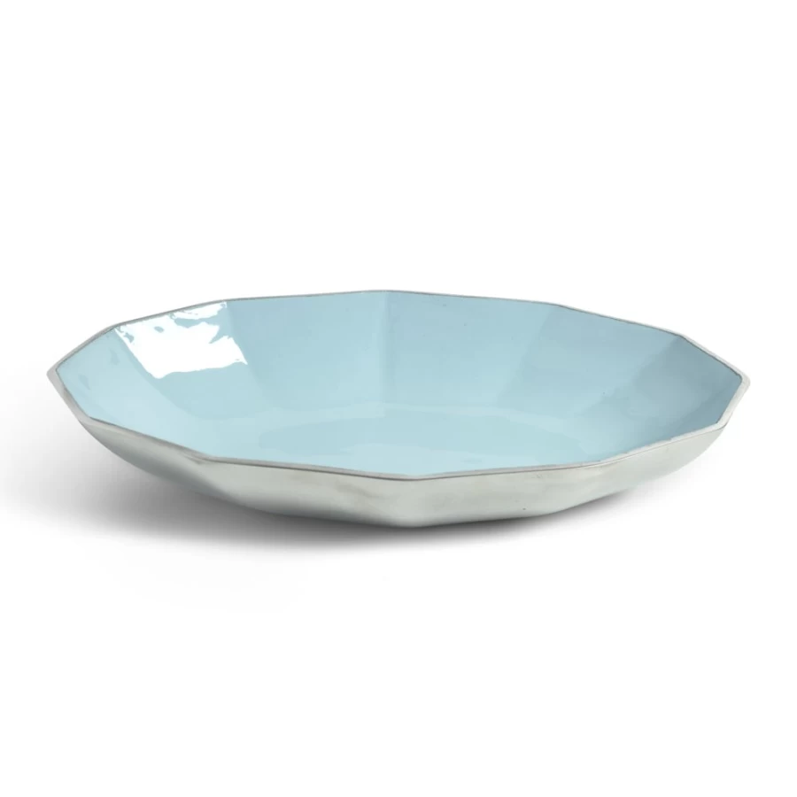 Julia Knight 16-Inch Glacial Blue Oval Serving Bowl – Astra Collection