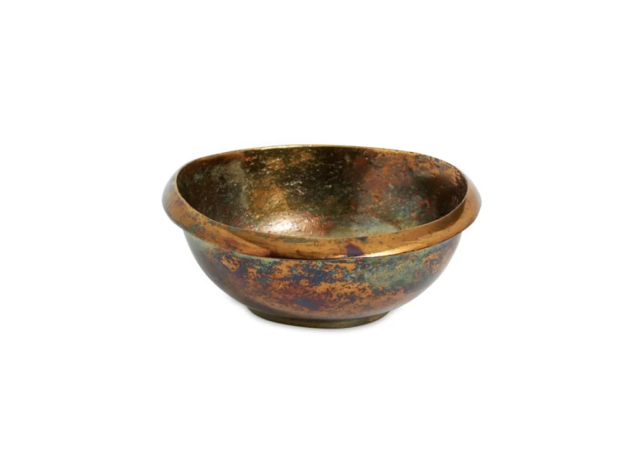 Julia Knight 4" Bronze Eclipse Decorative Bowl - Handcrafted Artisanal Home Decor
