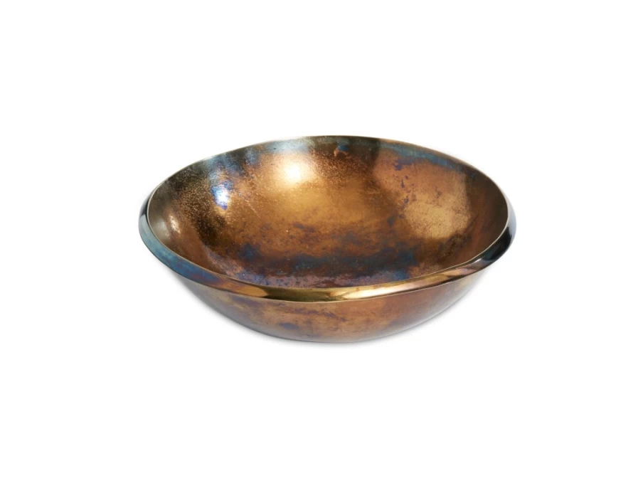 Julia Knight 11-Inch Bronze Eclipse Decorative Bowl for Home Decor