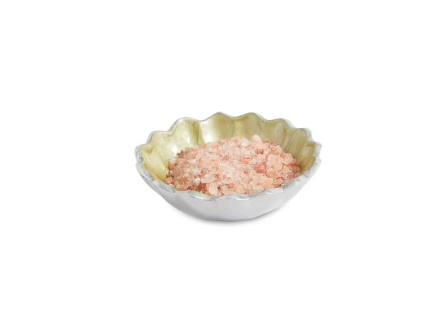 Julia Knight 4" Petite Bowl - Elegant Peony Design with Kiwi Accent, Ceramic Decorative Bowl for Home Decor