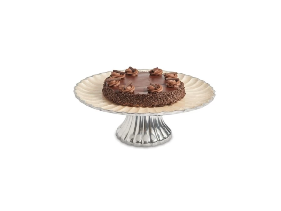 Julia Knight 14" Peony Snow Cake Stand for Wedding & Party Decor